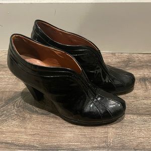 Sofft Patent Leather Heeled Bootie